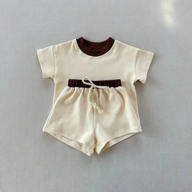 Baby 2-Piece Soft Sweatsuit Loose Set