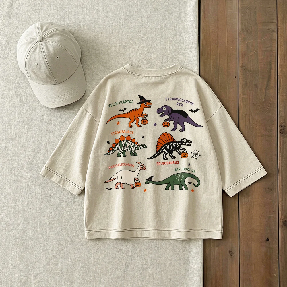 Baby & Kids Halloween Dinosaur T-Shirt (6M-12Y)