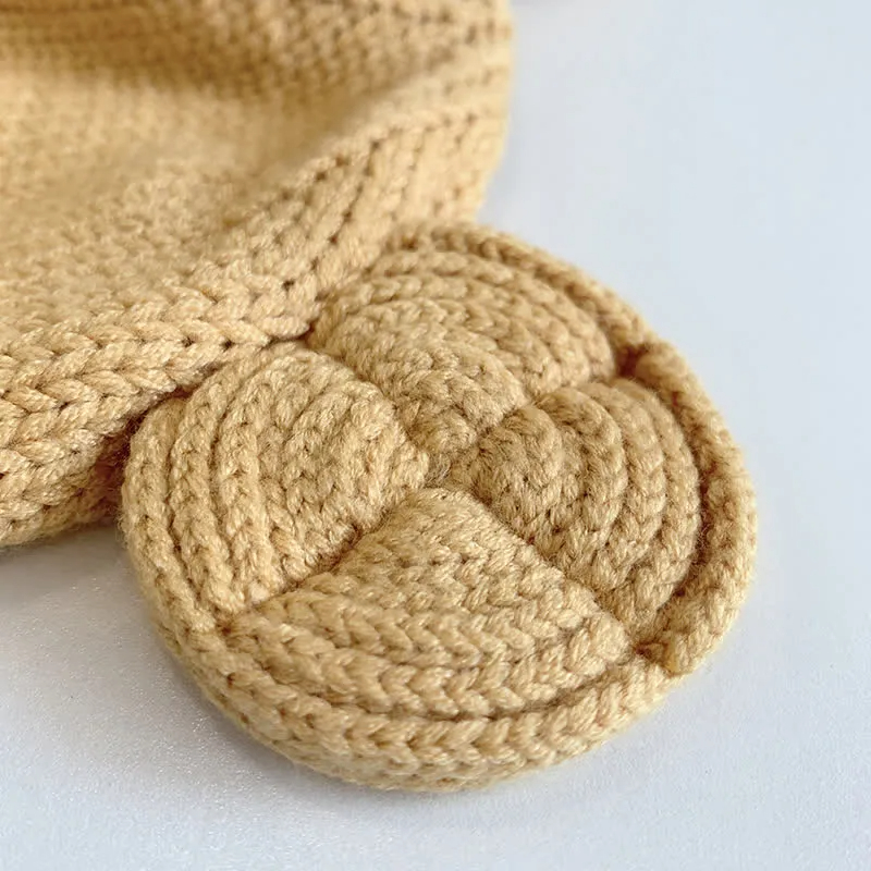 Baby Bear Ears Knitted Beanie