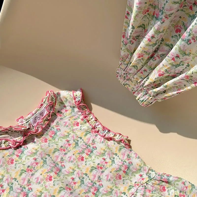 Toddler 2-Piece Loose Flower Sleeveless Set