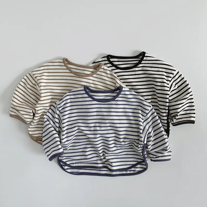Toddler Stripe Simple Base Layer T-Shirt