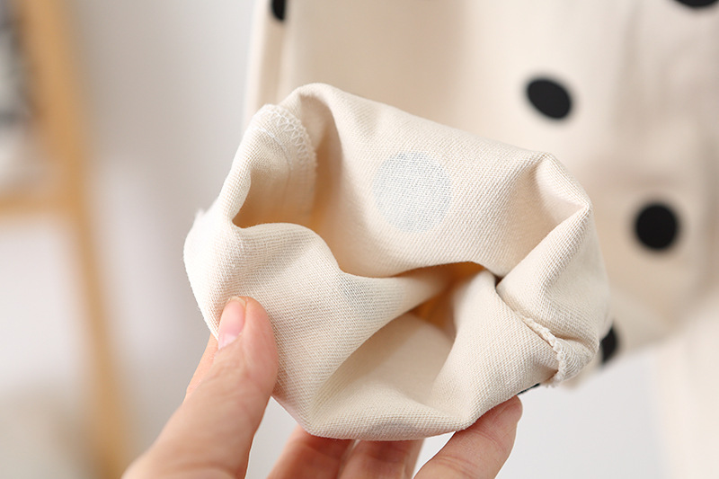 Toddler Lovely Black Dots Pocket Overalls