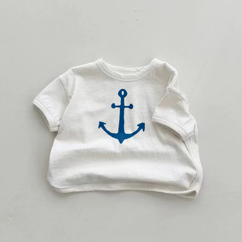 Baby Toddler Anchor White T-Shirt