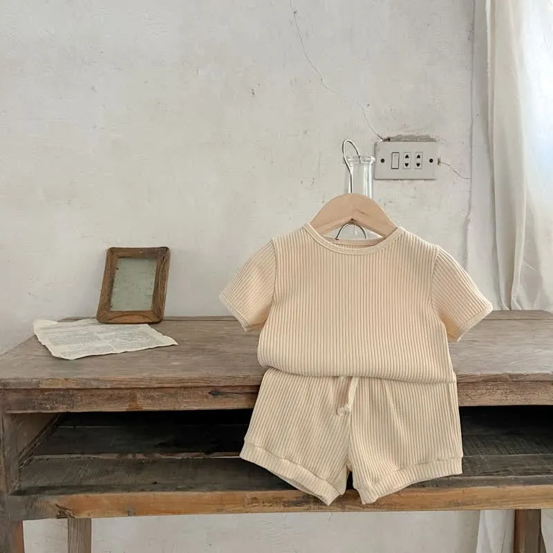 Baby 2-Piece Lovely Striped Basic Set