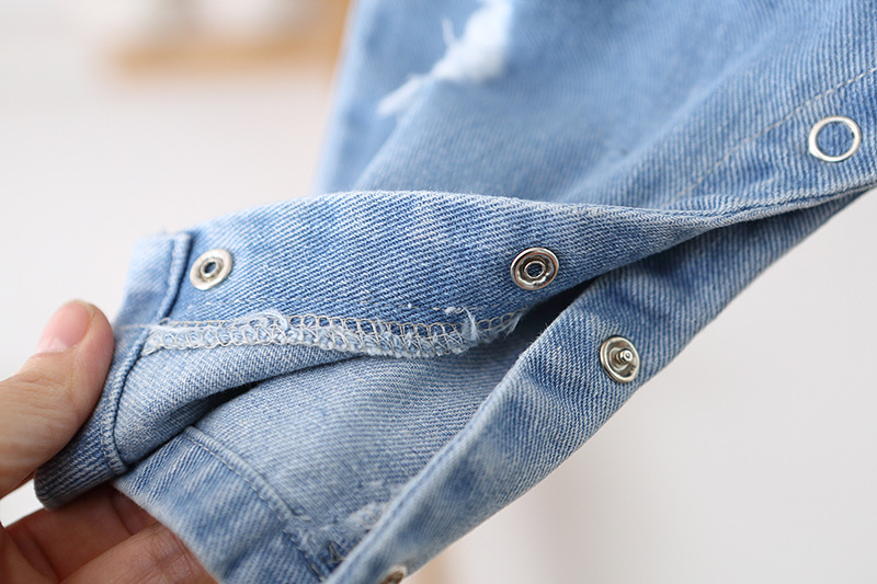 Baby Denim Blue Romper