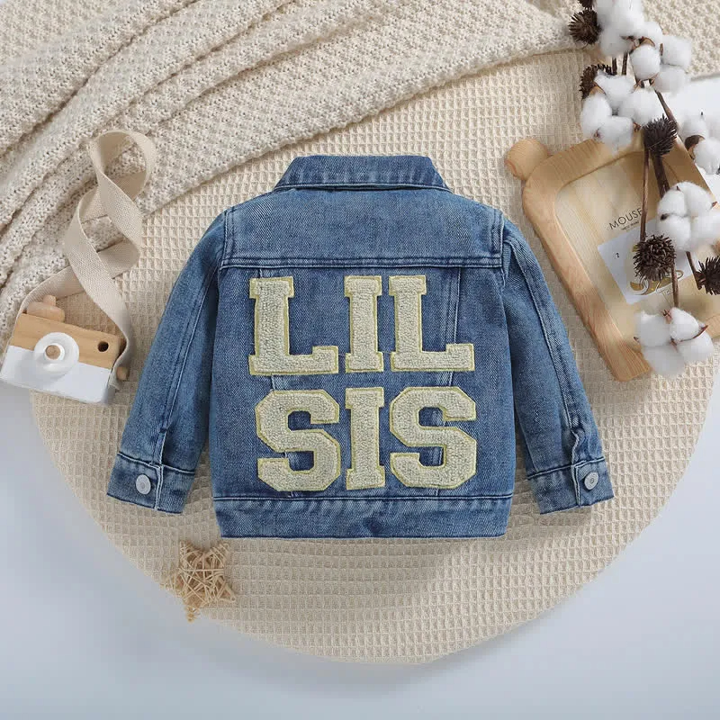 Baby Toddler Girl Denim Sister Jacket