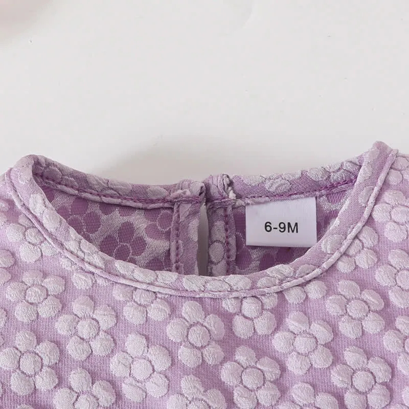 Baby 2-Piece Ruffled Butterfly Dress Set with Headband