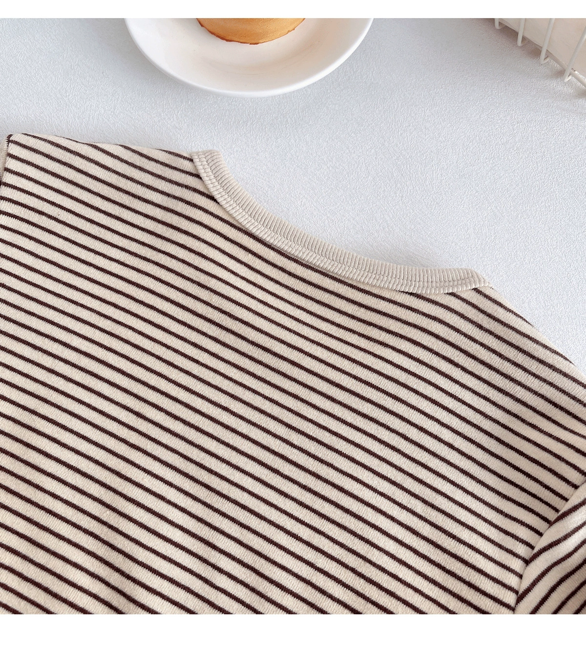 Baby Khaki Stripe T-Shirt