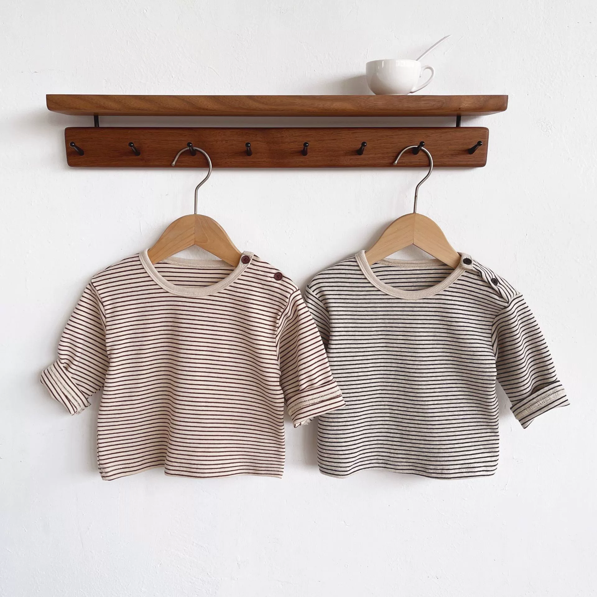 Baby Khaki Stripe T-Shirt