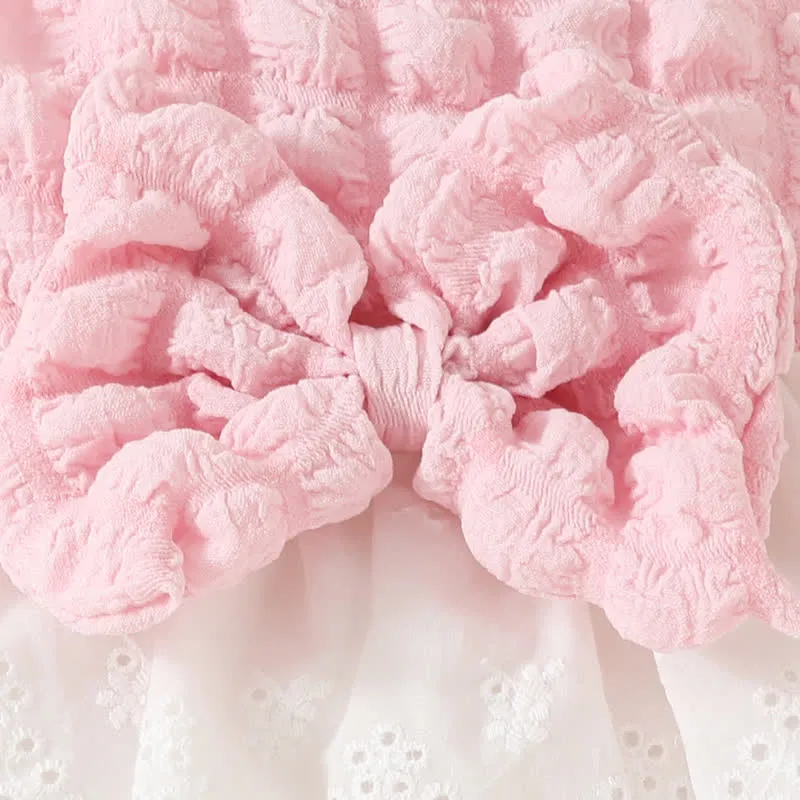 Baby Bow Bubble Dress with Headband