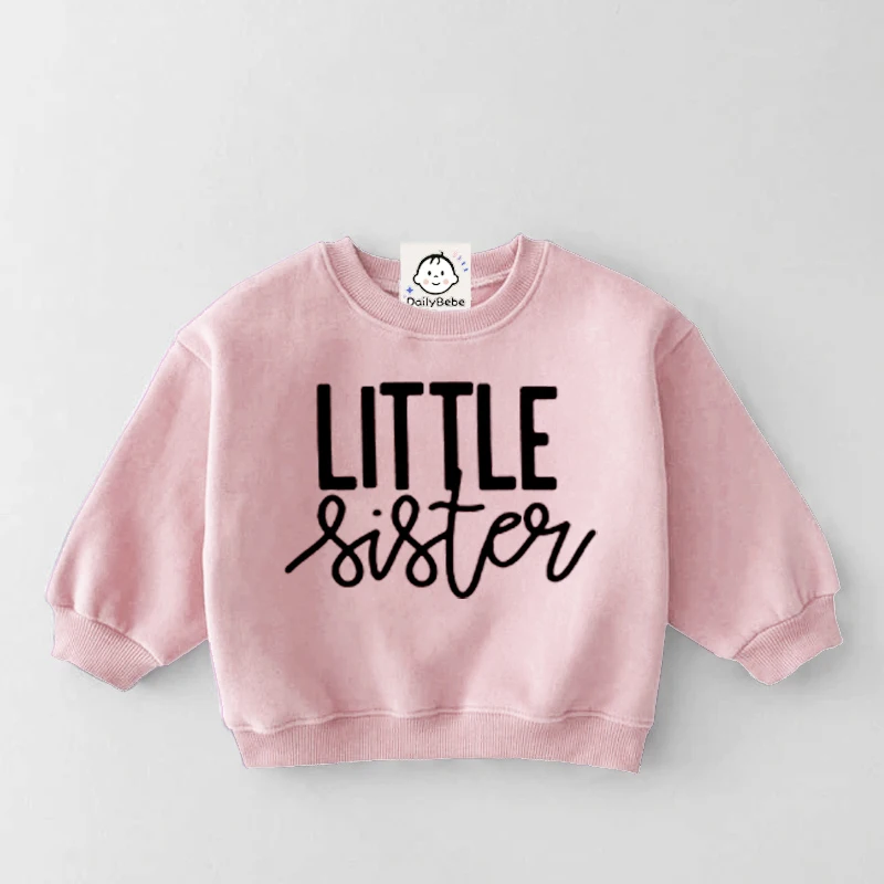 LITTLE SISTER Baby & Kids Pink Sweatshirt