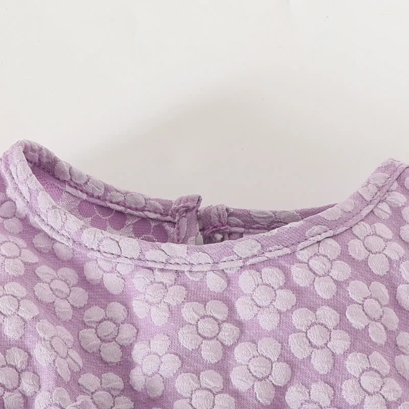 Baby 2-Piece Flower Butterfly Dress Set with Headband