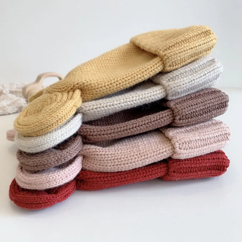 Baby Bear Ears Knitted Beanie