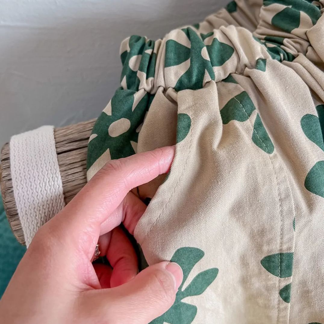 Baby Toddler Floral Casual Harlequin Pants