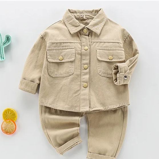 [Copy]2-Piece Baby Toddler Colorblock Set