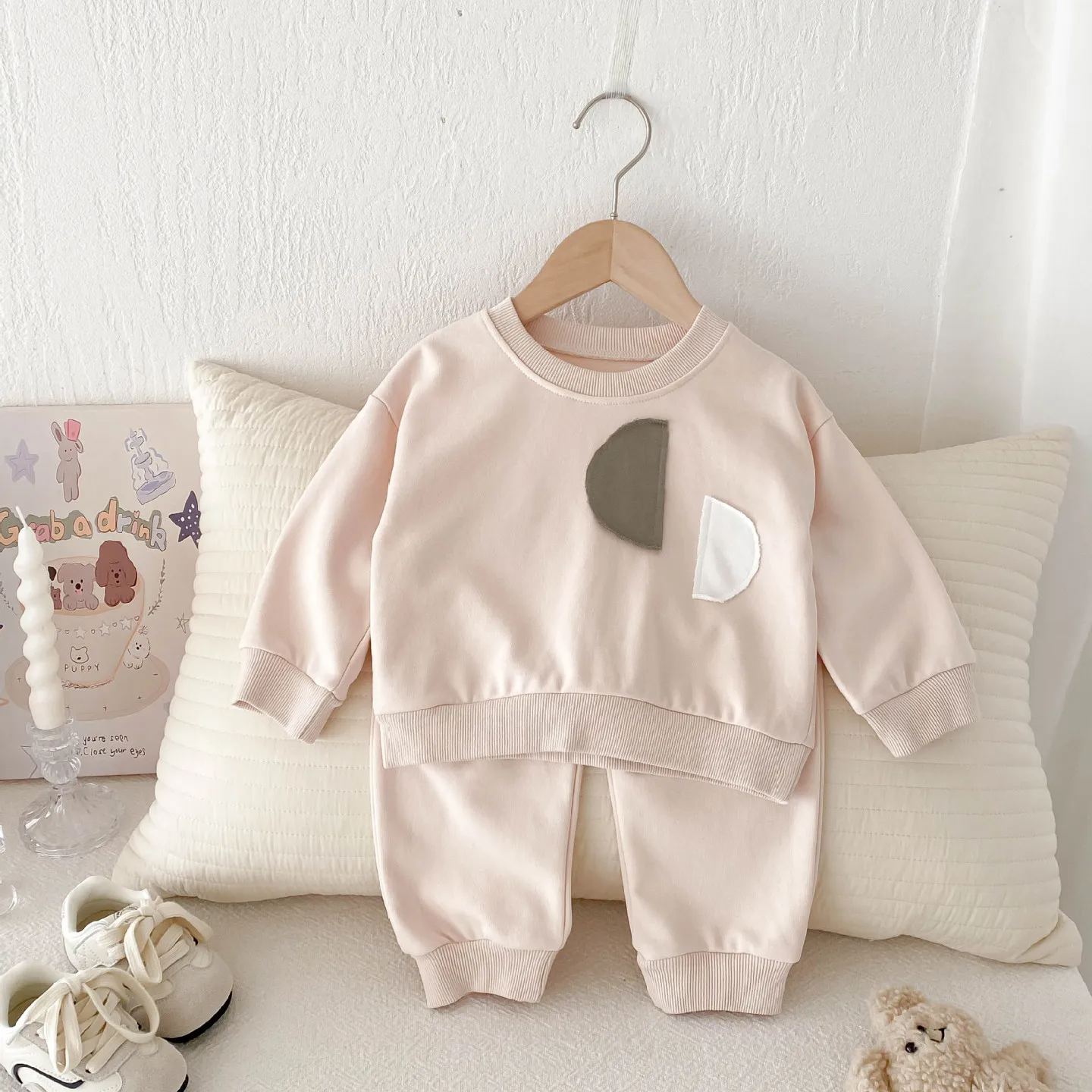 Baby Doughnut Sweatshirt & Pant Set
