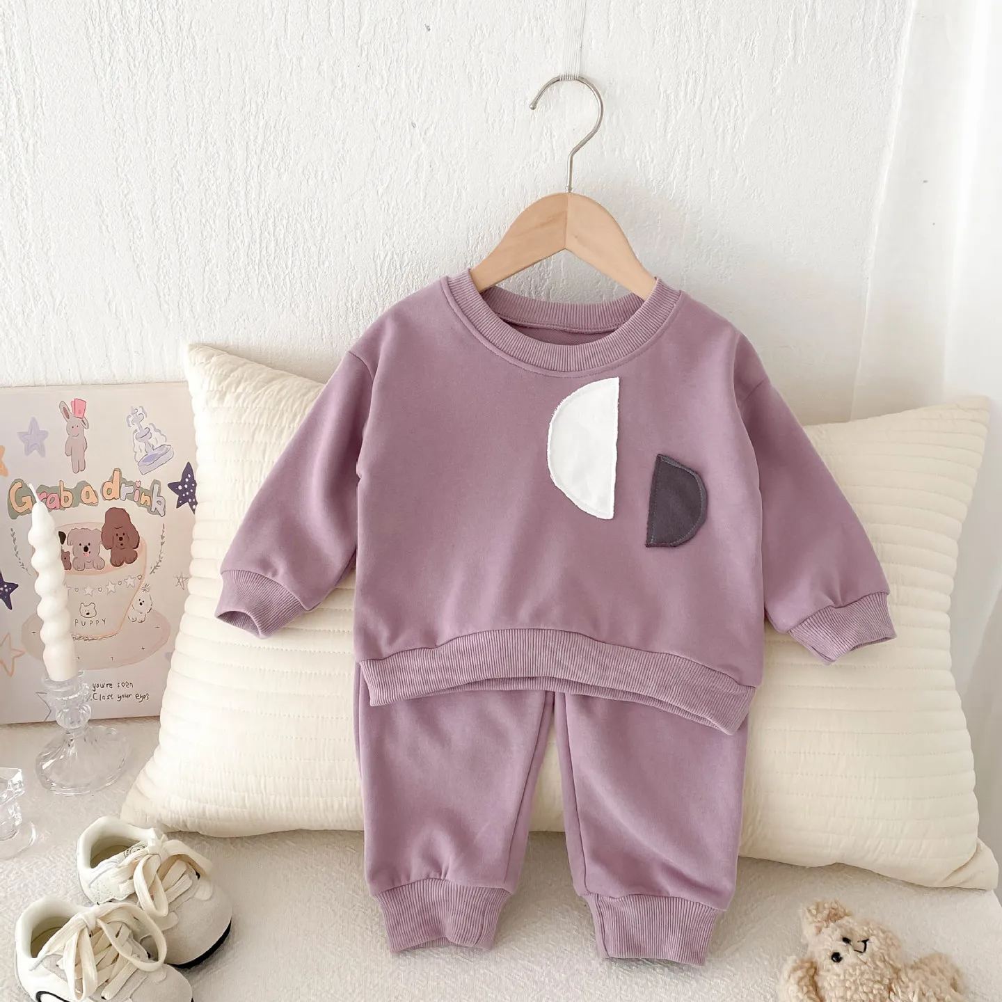 Baby Doughnut Sweatshirt & Pant Set
