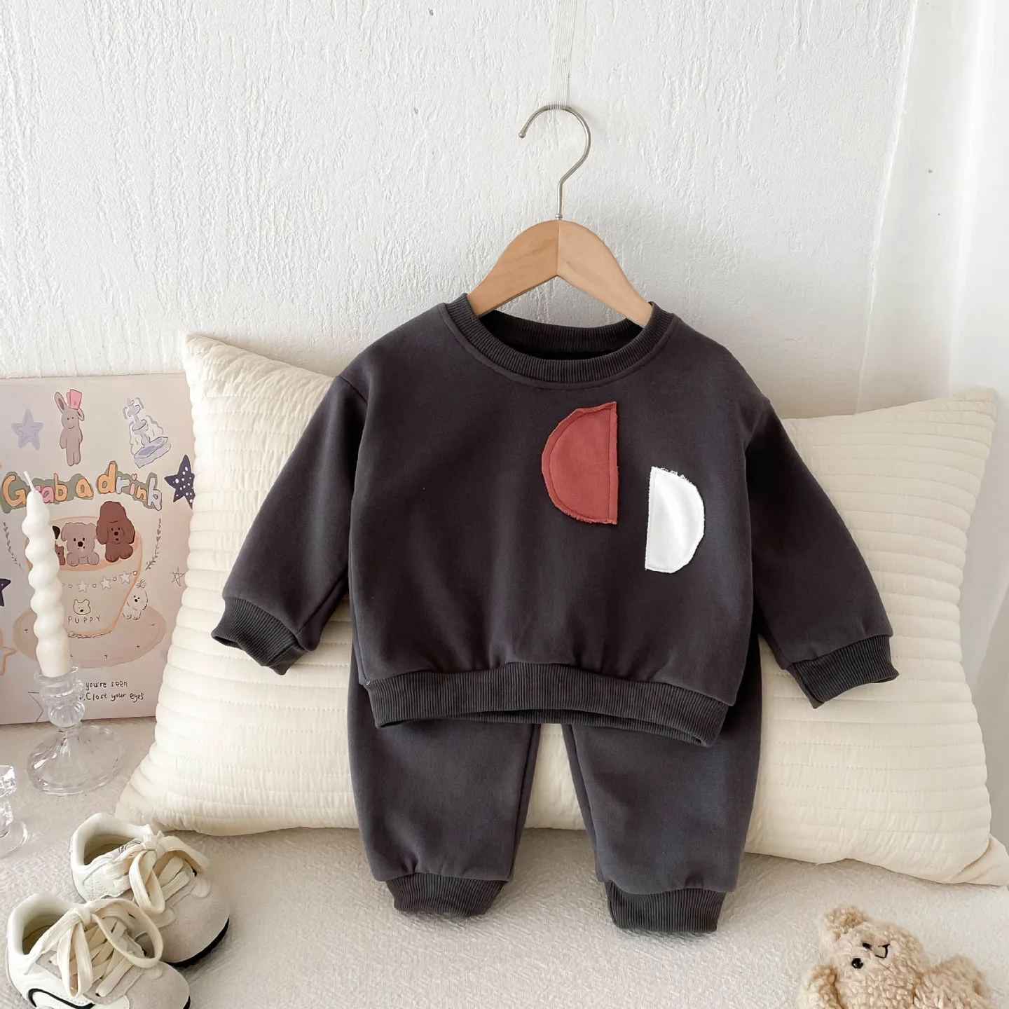 Baby Doughnut Sweatshirt & Pant Set
