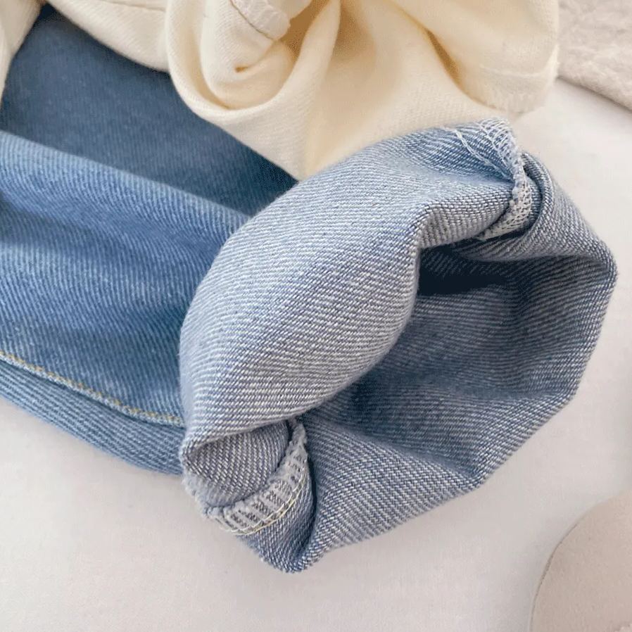 Baby Pure Blue Denim Pants