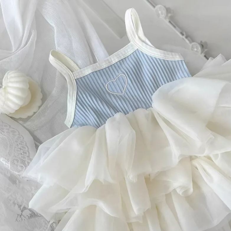Baby Girl Gauze Love Dress