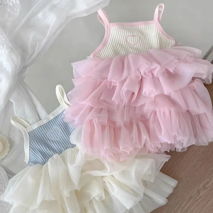 Baby Girl Gauze Love Dress