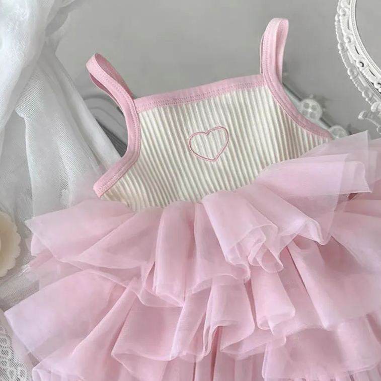 Baby Girl Gauze Love Dress