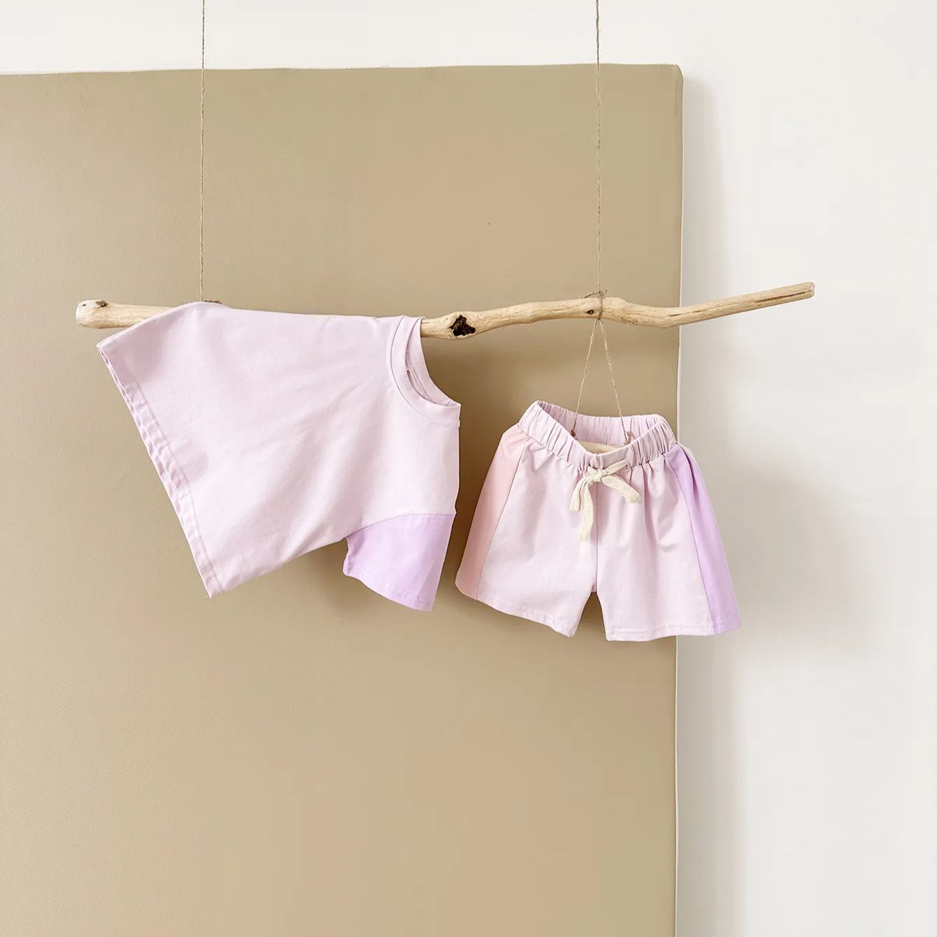 Baby 2-Piece Lovely Striped Basic Set