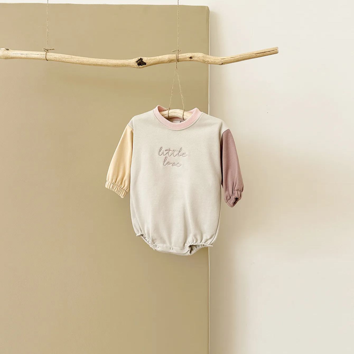 [Copy]Baby Contrast Color Bodysuit