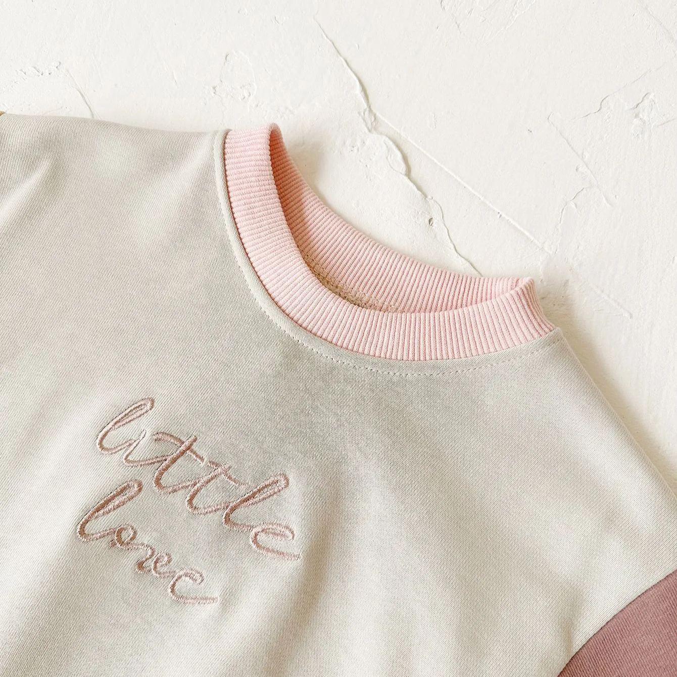 LITTLE LOVE Baby Contrast Color Bodysuit