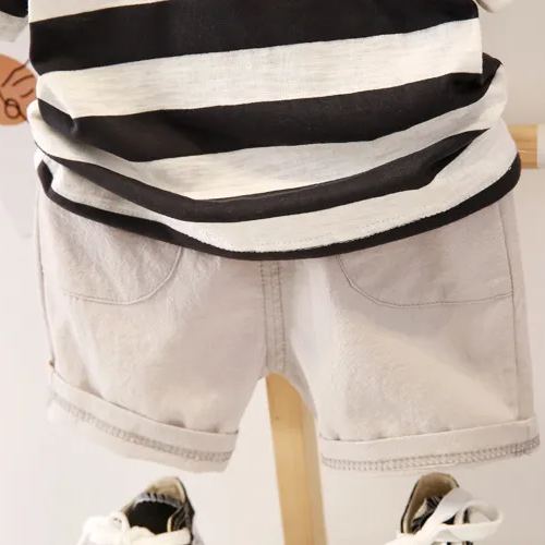Baby Kid 2-Piece Stripe T-shirt and Short Set