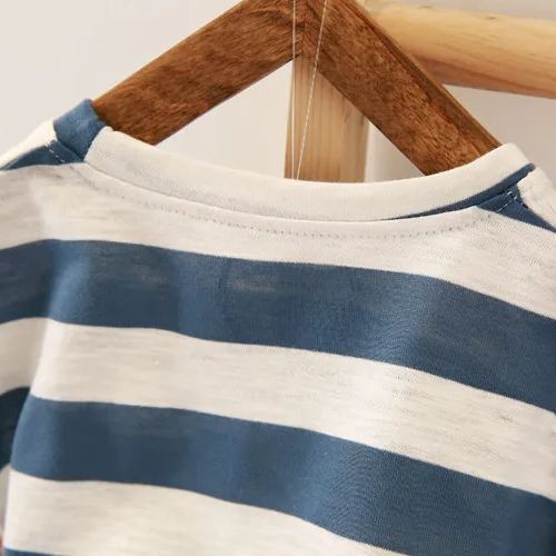 Baby Kid 2-Piece Stripe T-shirt and Short Set