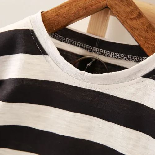Baby Kid 2-Piece Stripe T-shirt and Short Set