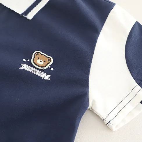 Baby Kid 2-Piece Polo Bear Set