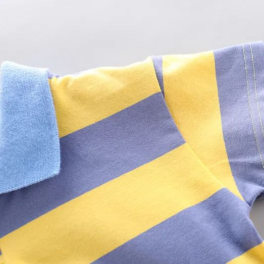 Baby Kid 2-Piece Stripe Car Polo Set