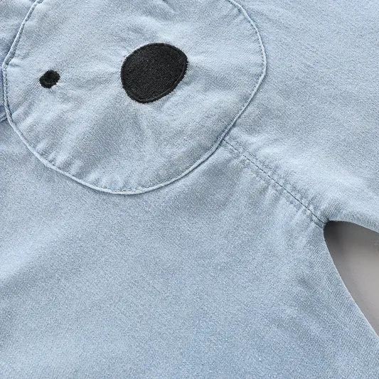 Baby Kid 2-Piece T-Shirt and Koala Overalls Set