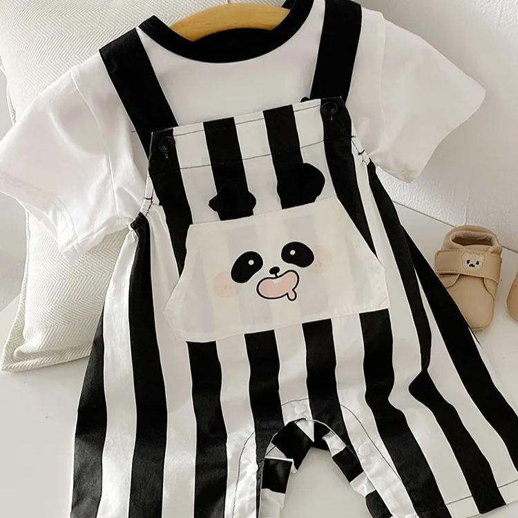 [Copy]Baby Dinosaur Fake 2 Pieces Romper