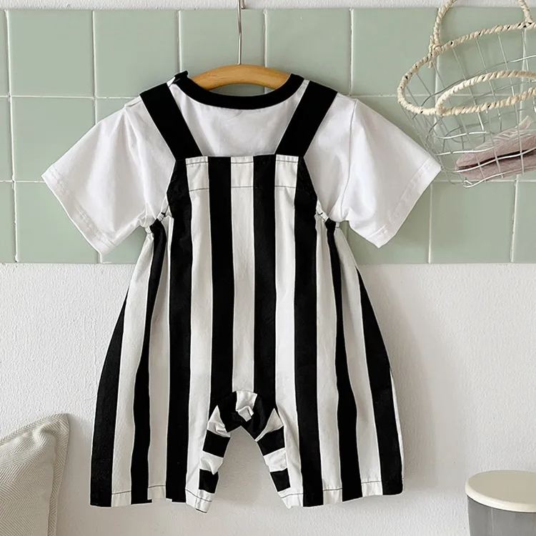 [Copy]Baby Dinosaur Fake 2 Pieces Romper