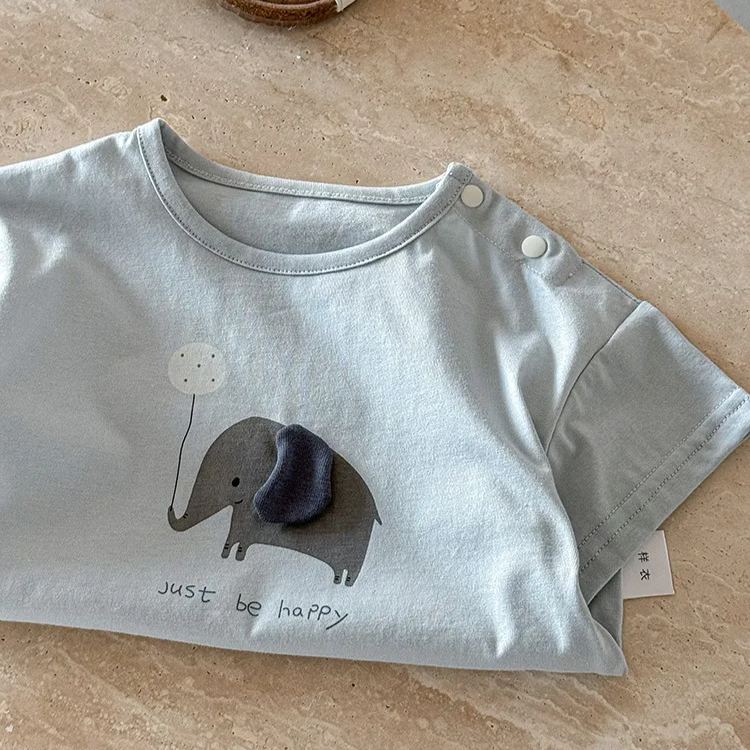 [Copy]Baby Bear Stripe T-Shirt and Shorts Set