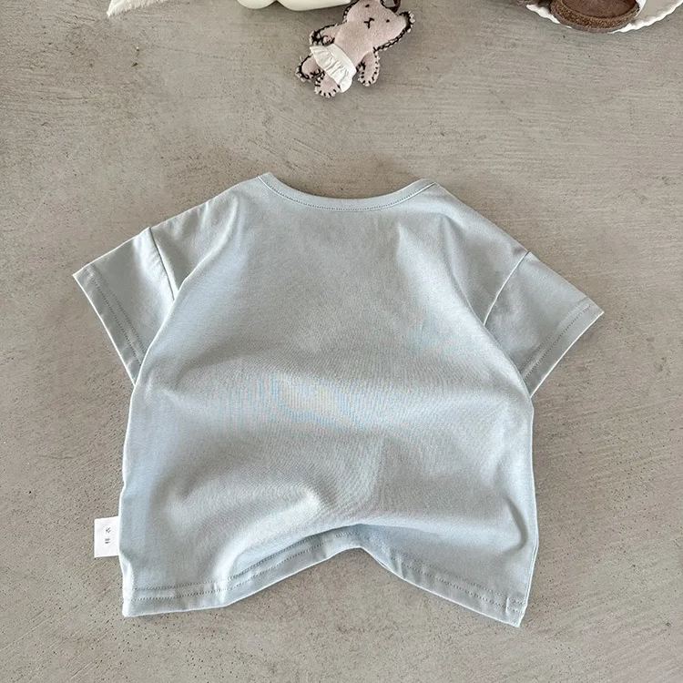 [Copy]Baby Bear Stripe T-Shirt and Shorts Set