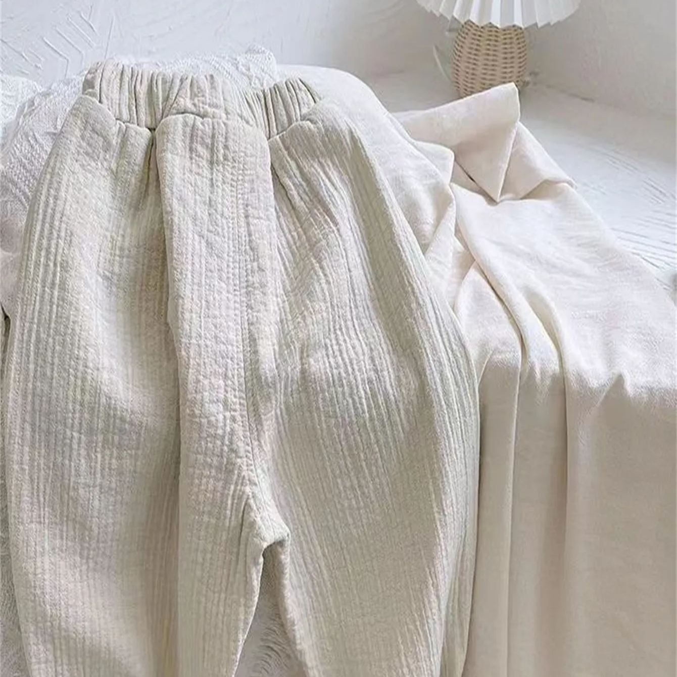 Toddler Kid White Pants