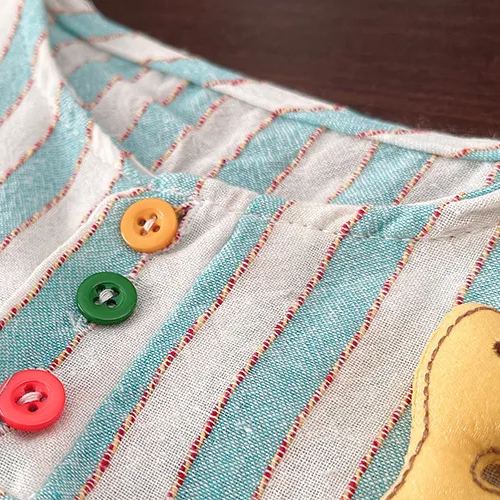 Baby 3D Dinosaur Striped Tank and Shorts Set