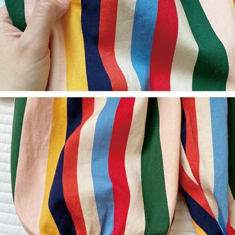 Toddler Colored Striped Pants