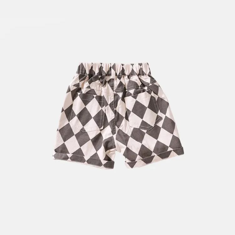 Toddler Diamond Checkerboard Shorts