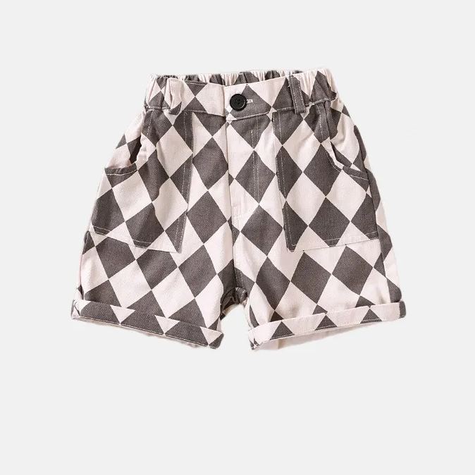 Toddler Diamond Checkerboard Shorts