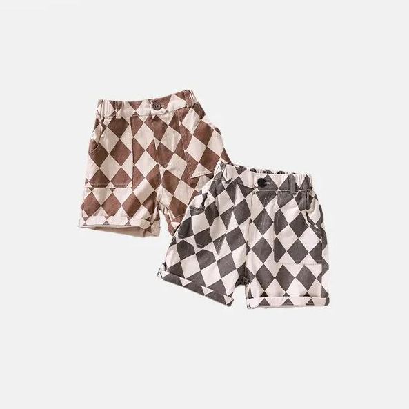 Toddler Diamond Checkerboard Shorts