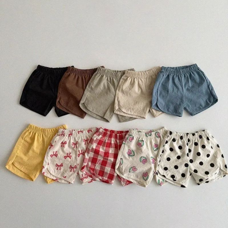 Baby Vertical Striped Loose Shorts