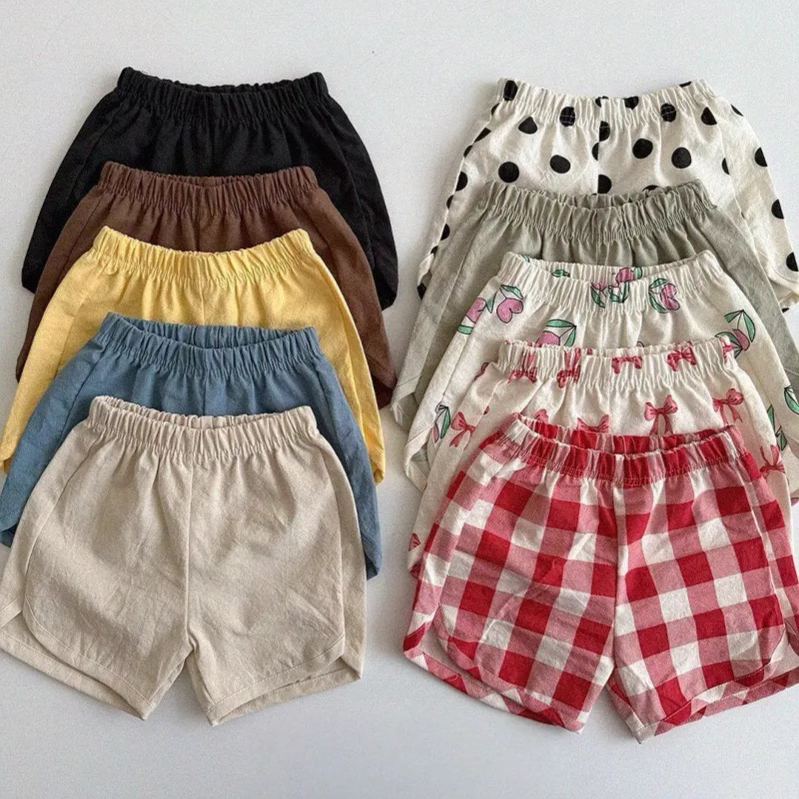 Baby Vertical Striped Loose Shorts