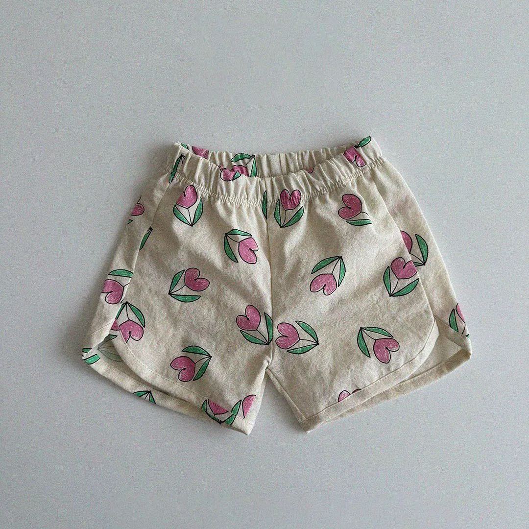 Baby Vertical Striped Loose Shorts