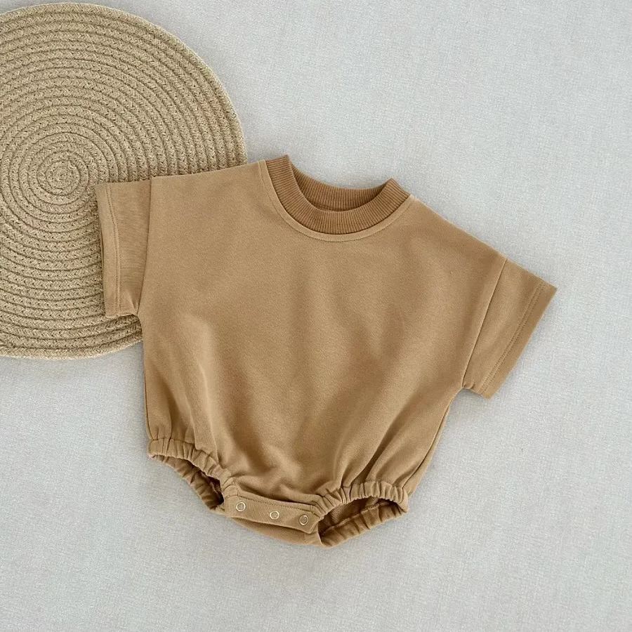 Baby Solid Color Comfort Loose Bodysuit