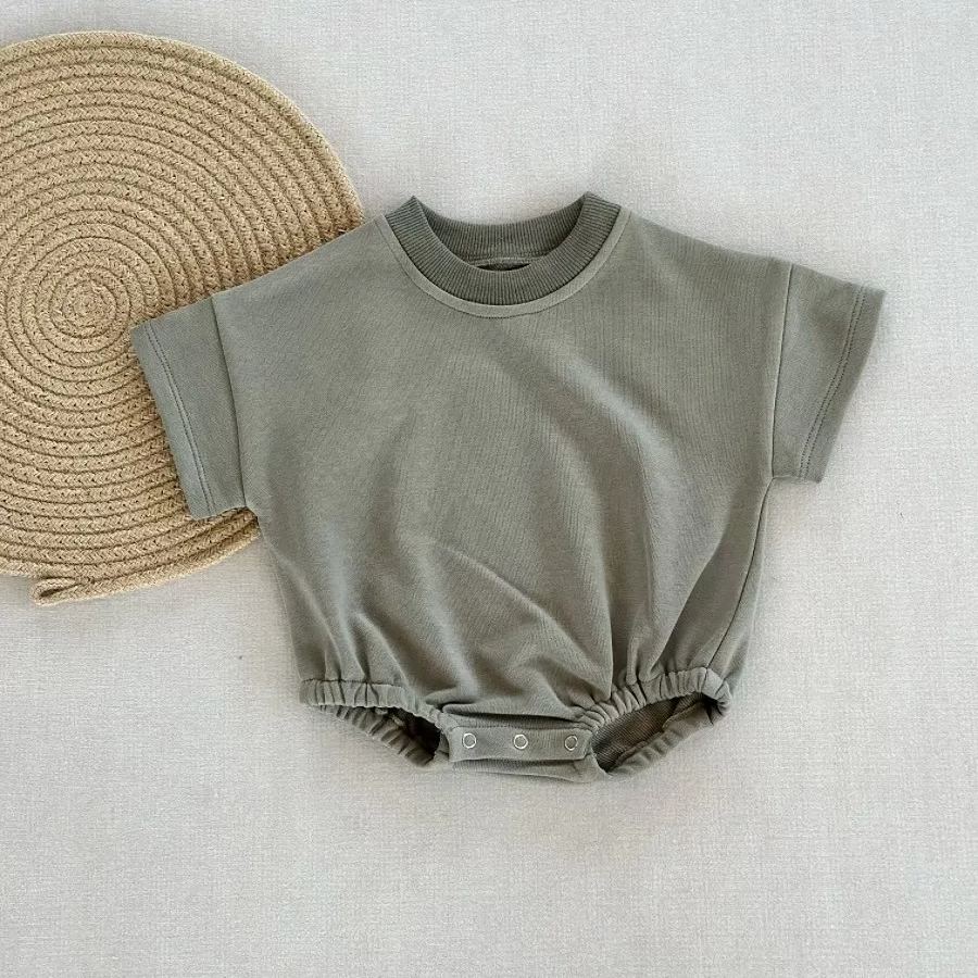 Baby Solid Color Comfort Loose Bodysuit